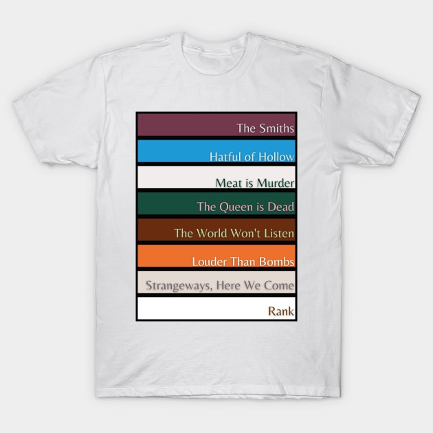 The Smiths Albums T-Shirt by ForbiddenDisco